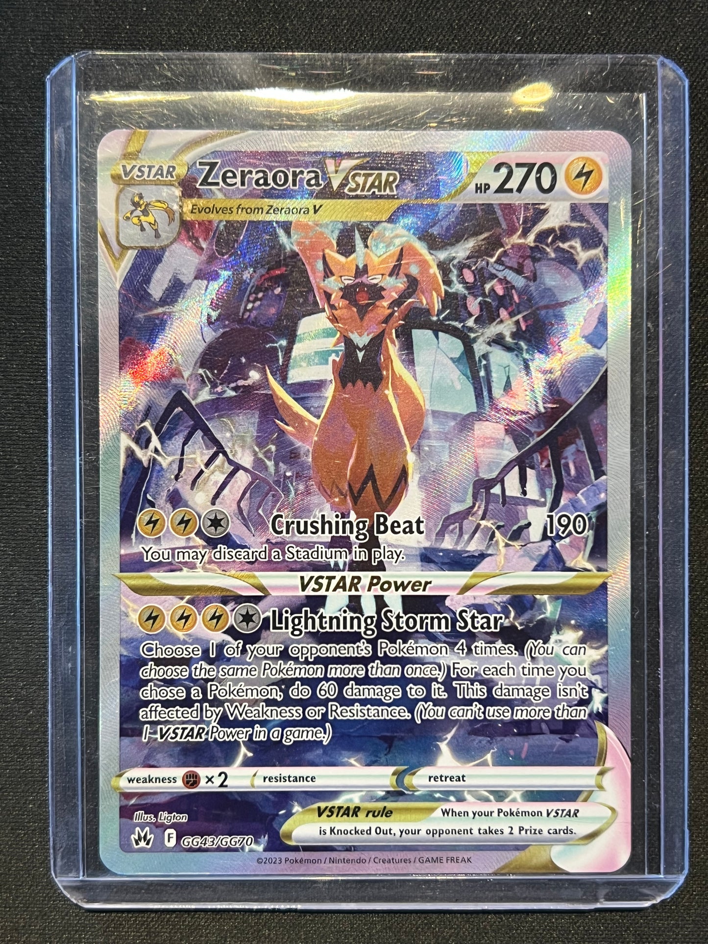 Zeraora VSTAR - SWSH: Crown Zenith: Galarian Gallery (CRZ:GG) Pokemon