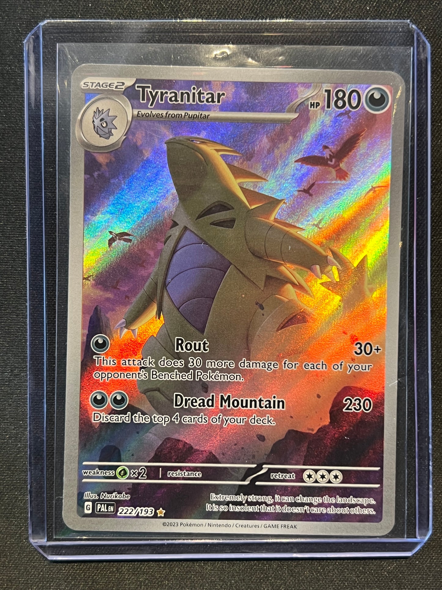 Tyranitar - 222/193 - SV02: Paldea Evolved (PAL) Pokemon