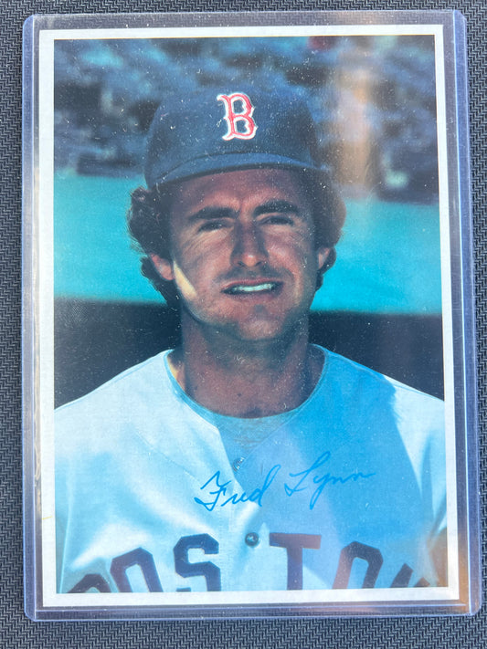 1980 Topps Super - Fred Lynn Gray Back