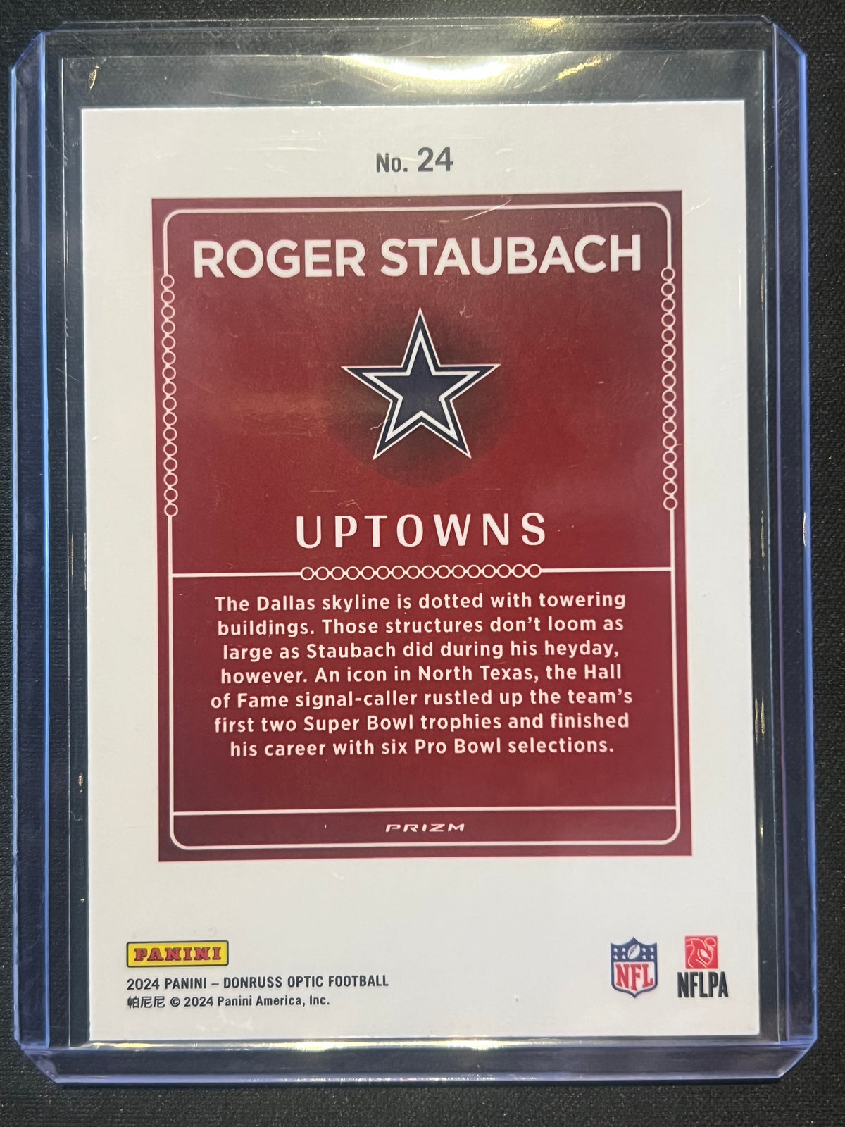 2024 Panini Donruss Optic - Uptowns Roger Staubach #24