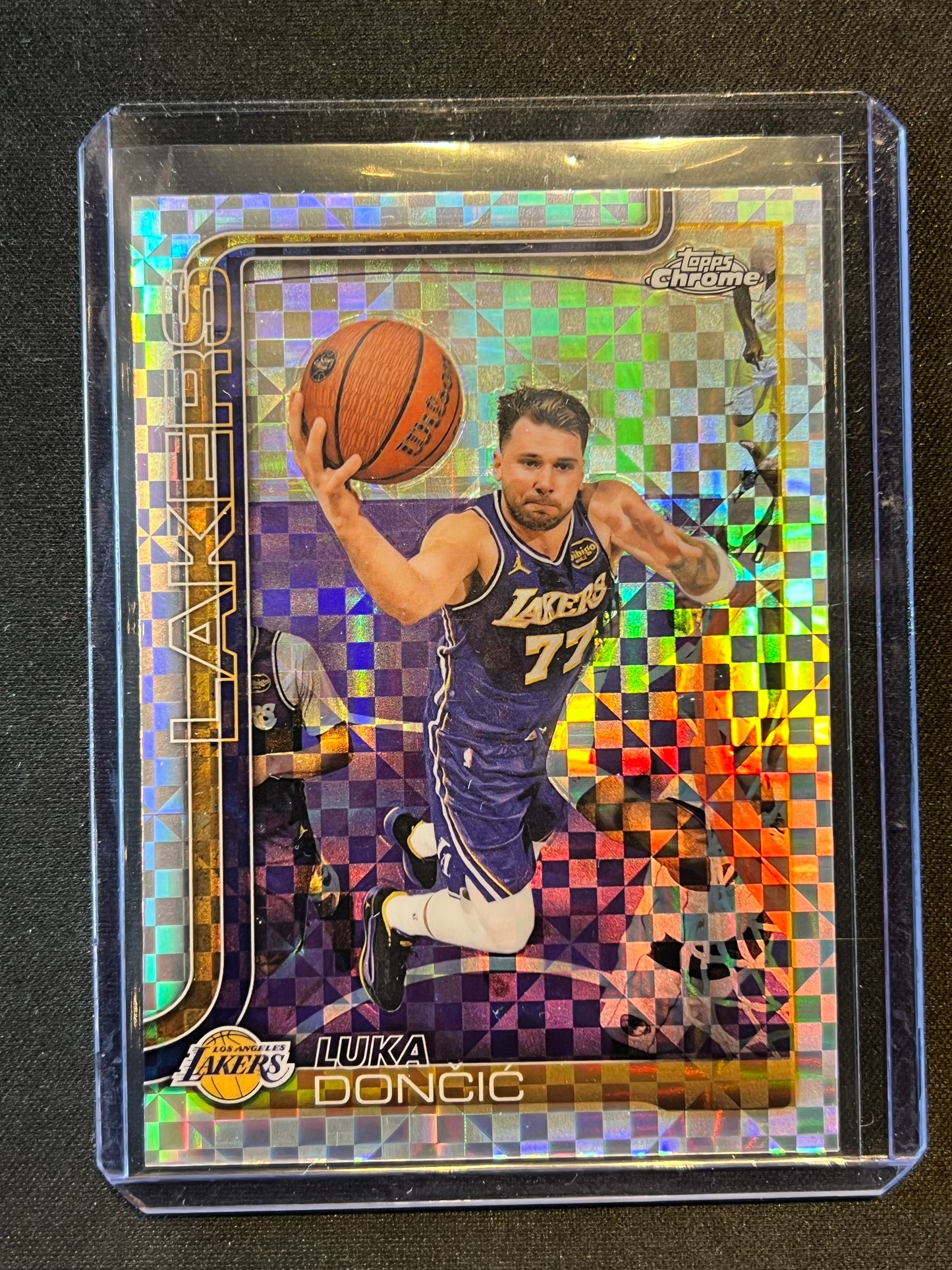 2025-26 Topps Chrome Update Luka Doncic X-Fractor Refractor Lakers #2