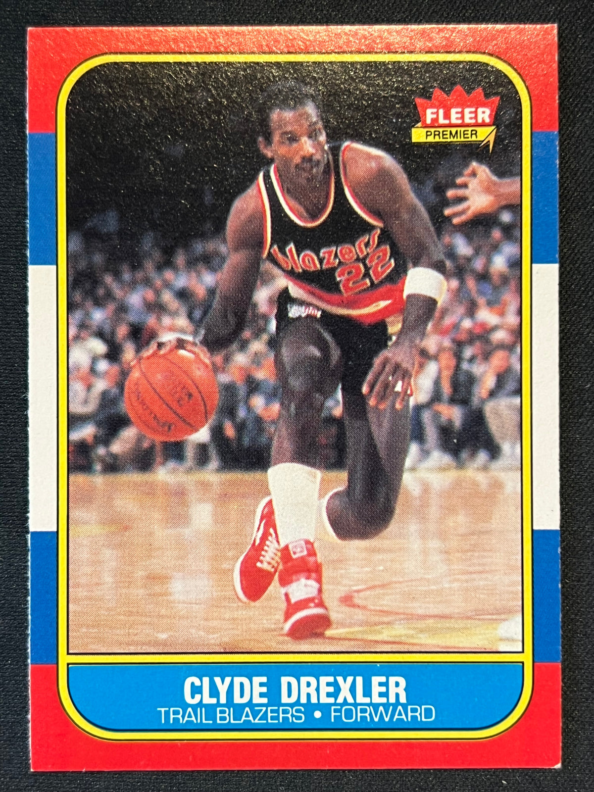 1986-87 Fleer - Clyde Drexler #26 Rookie RC