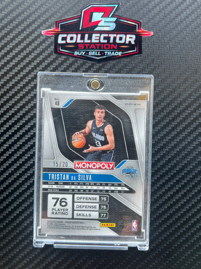 2024-25 Tristan Da Silva #48 Millionaire Green Shimmer /20