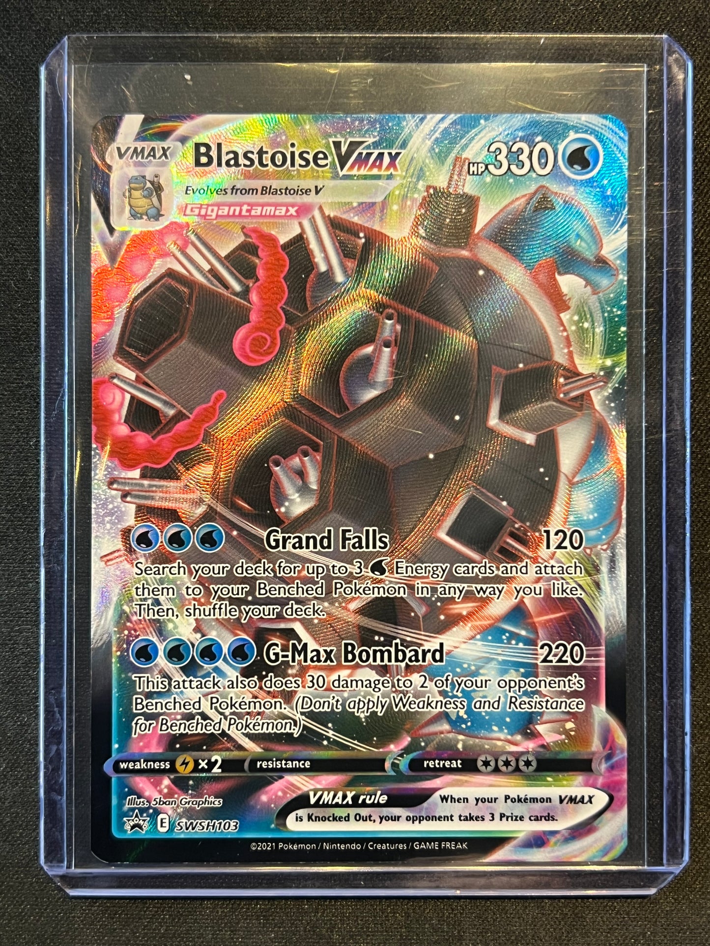 Blastoise VMAX - SWSH103 - SWSH: Sword & Shield Promo Cards (SWSD) Pokemon