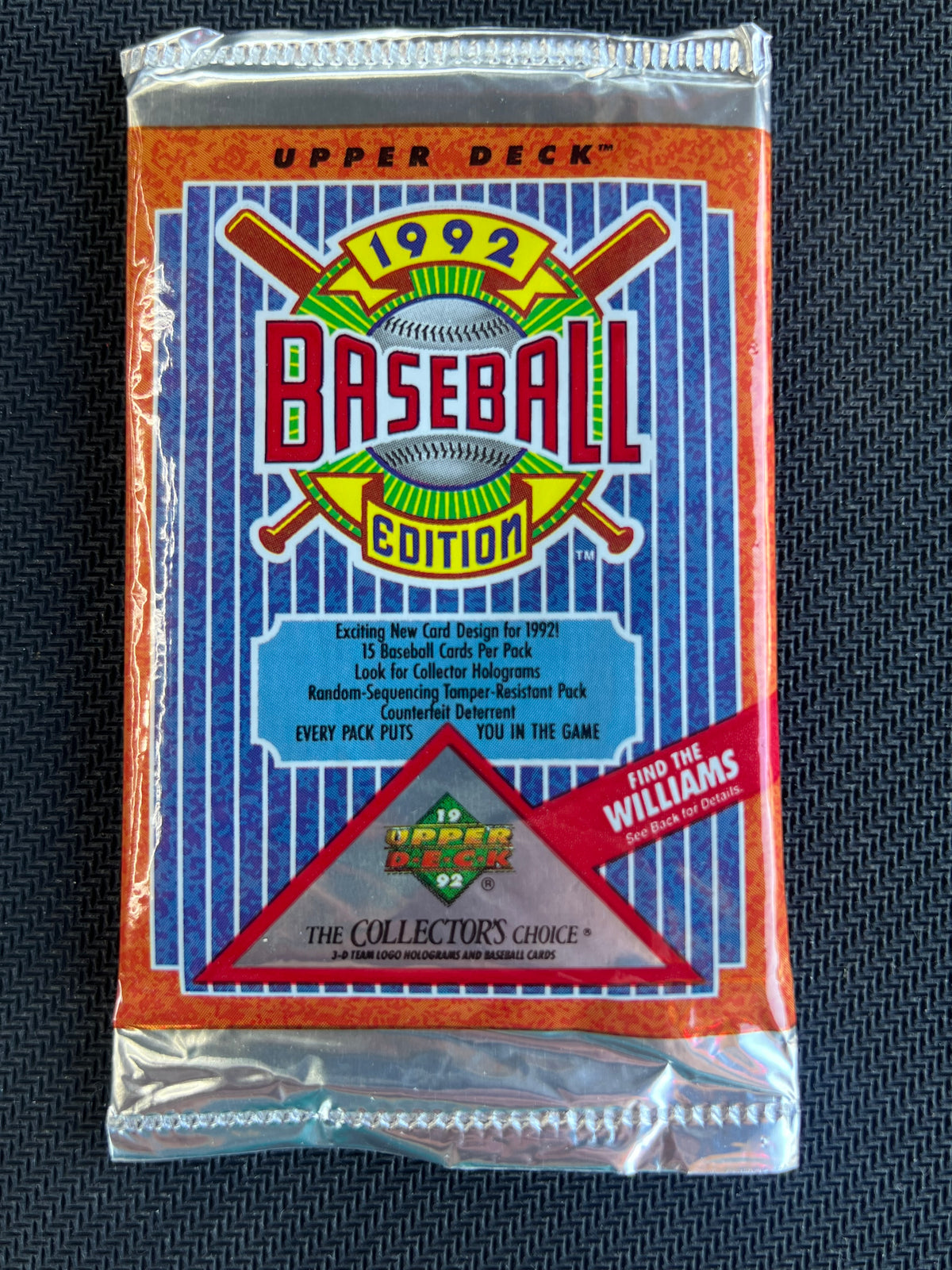 1992 Upper Deck Baseball Pack