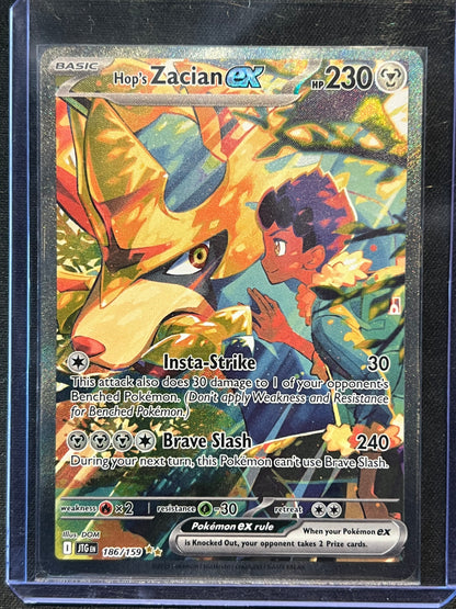 Hop's Zacian ex - 186/159 - SV09: Journey Together (JTG)