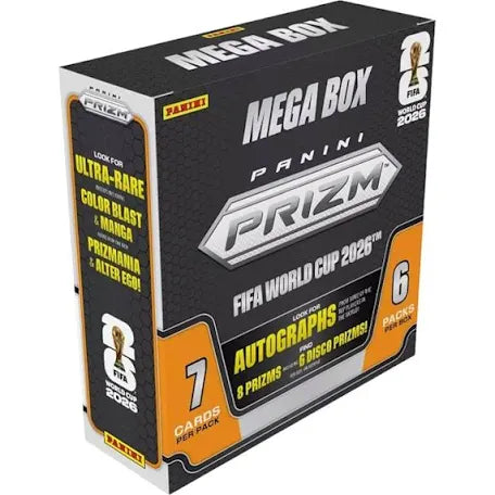 2026 Panini Prizm FIFA World Cup Soccer Mega Box