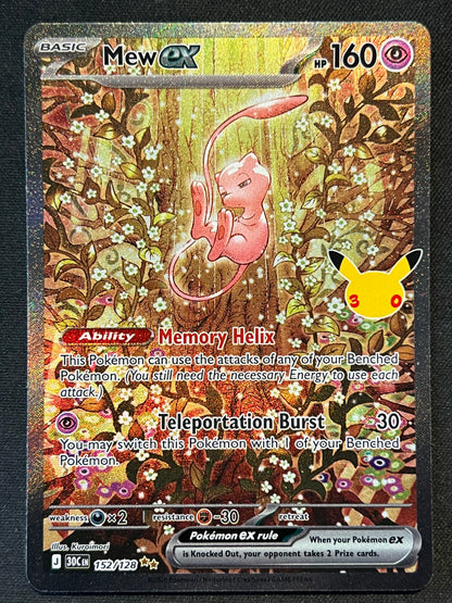 Mew ex - 152/128 - ME: 30th Celebration (30C) Pokemon