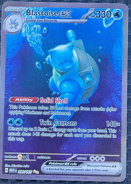 Blastoise ex - 200/165 - SV: Scarlet & Violet 151 (MEW)