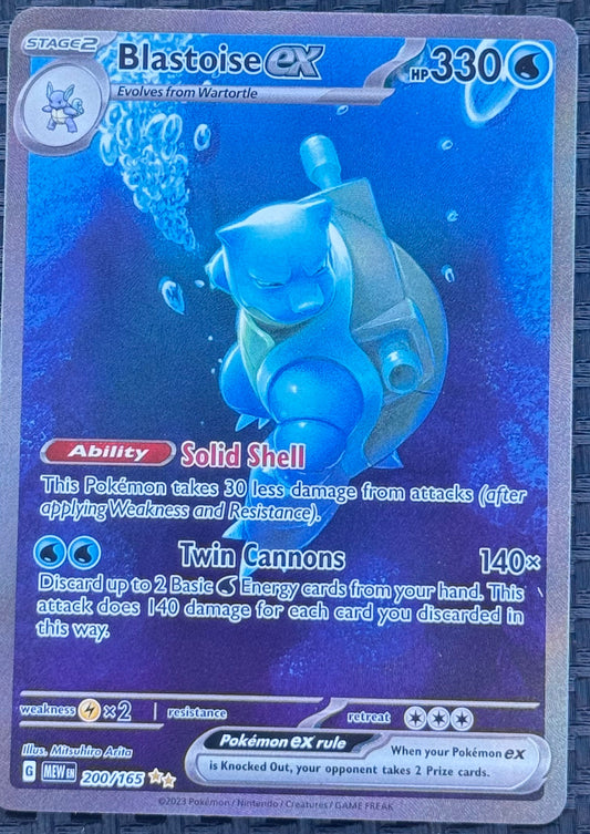 Blastoise ex - 200/165 - SV: Scarlet & Violet 151 (MEW)