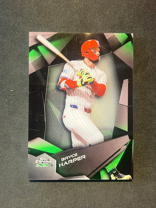 2026 Topps Chrome Black Bryce Harper Depths of Darkness #DOD-10