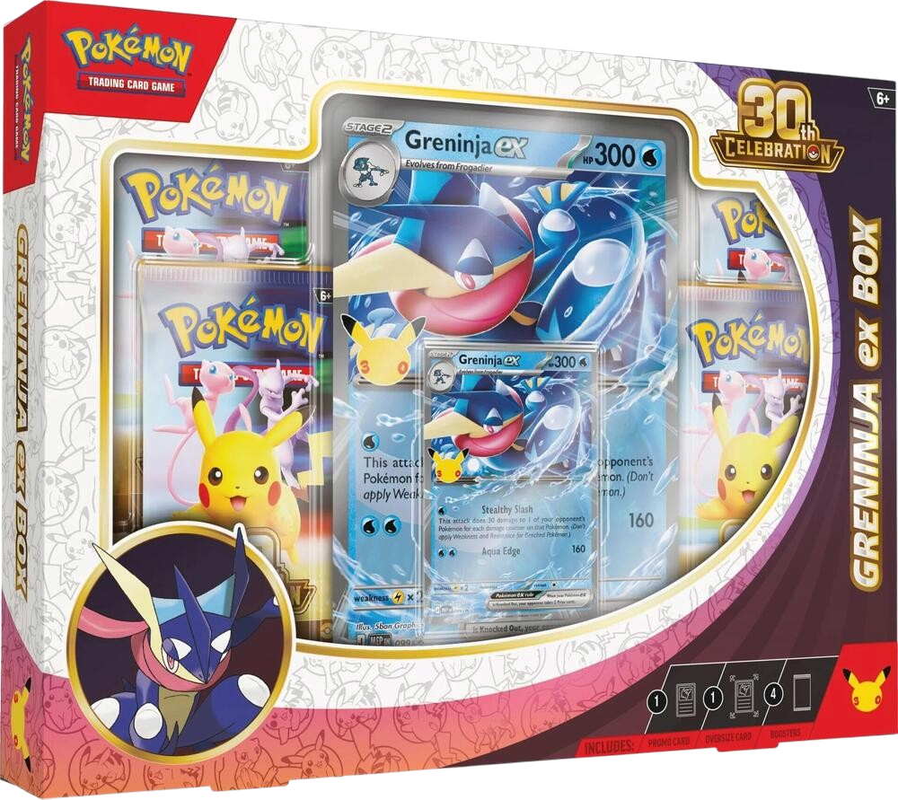 30th Celebration Greninja ex Box - ME: 30th Celebration (30C) Pokemon