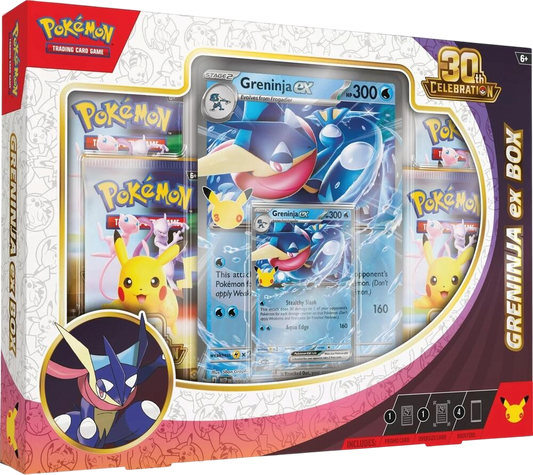 30th Celebration Greninja ex Box - ME: 30th Celebration (30C) Pokemon
