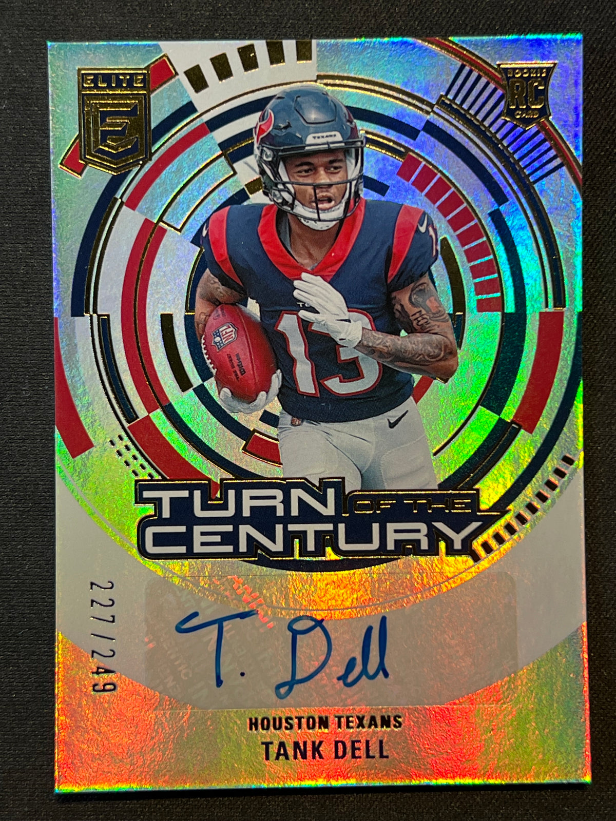 2023 Donruss Elite Turn of the Century Auto 227/249 Tank Dell #TC-TAN
