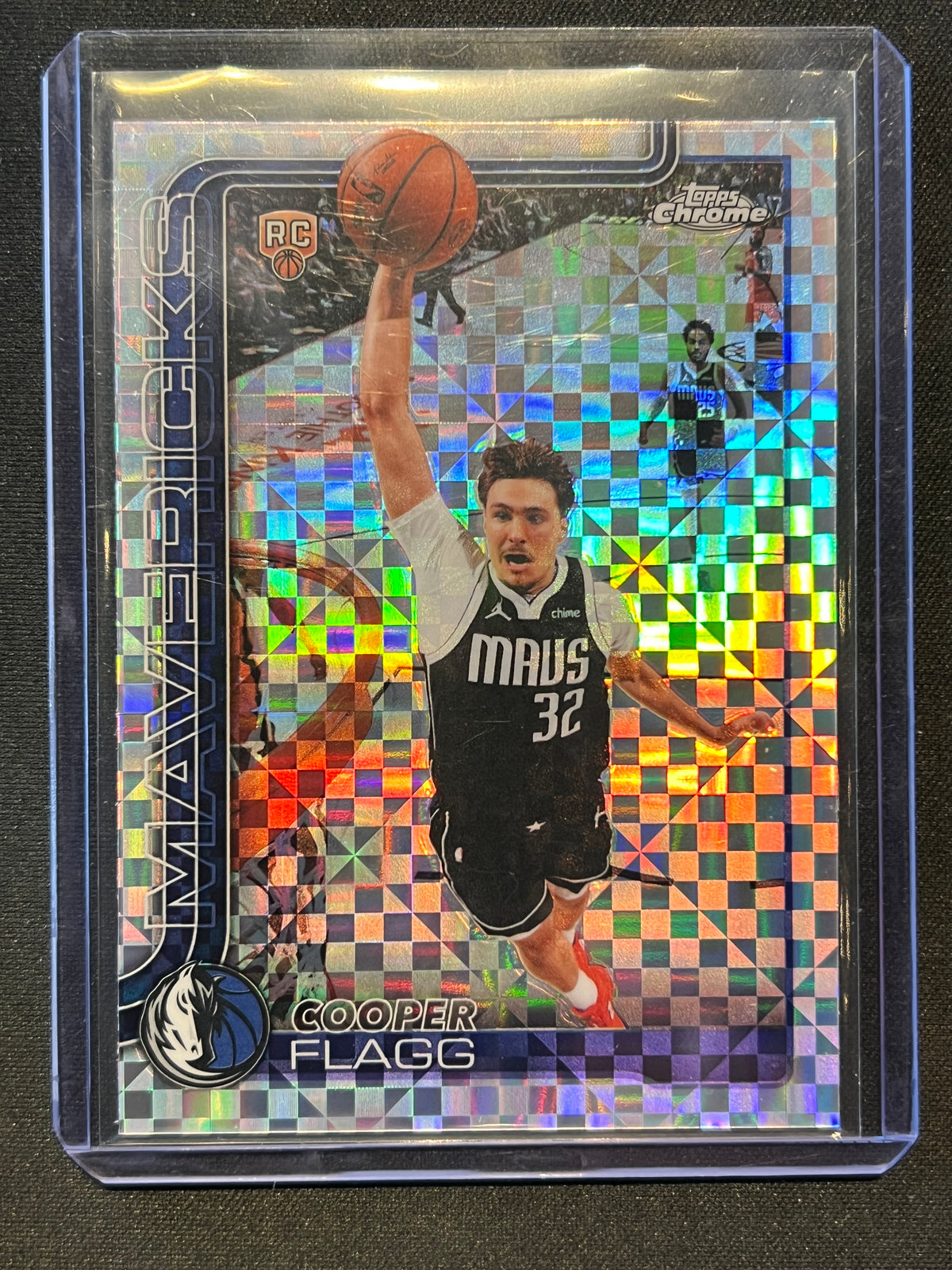2025-26 Topps Chrome Update #151 Cooper Flagg Rookie X-Fractor