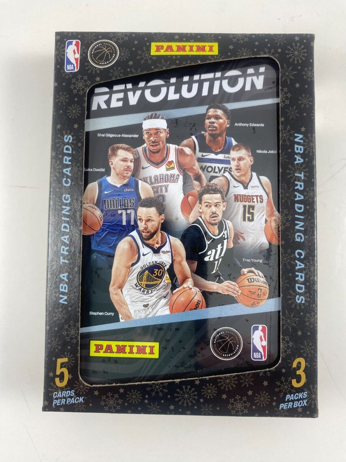 Panini NBA 2023-2024 Revolution Basketball Tin, 3 Packs