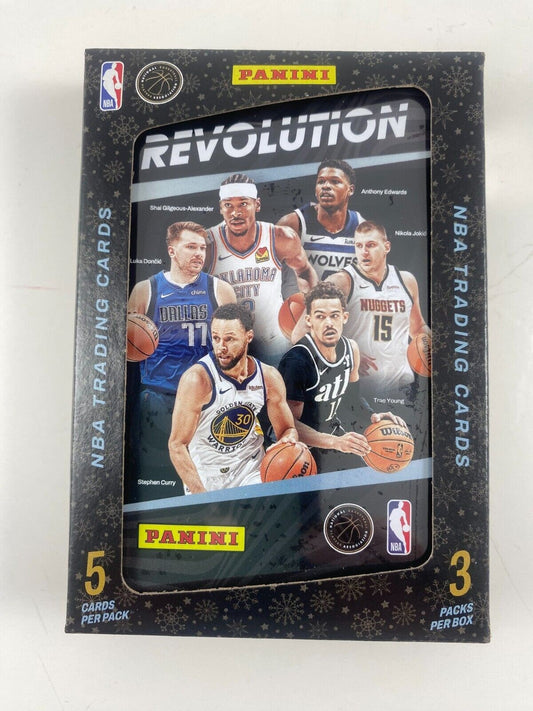 Panini NBA 2023-2024 Revolution Basketball Tin, 3 Packs