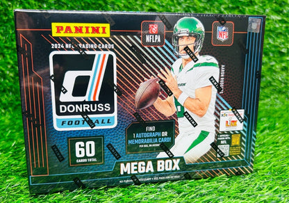 2024 Panini Donruss NFL Football Mega Box Sealed - Hot Rookie QB's - Optic Preview - Downtowns!