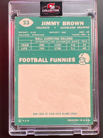 1960 Topps Jim Brown #23 Cleveland Browns HOF