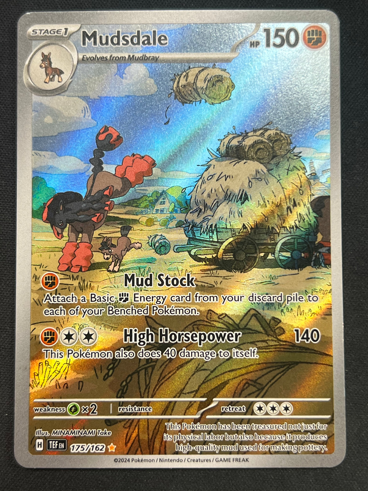 Mudsdale - 175/162 - SV05: Temporal Forces (TEF) LP Pokemon