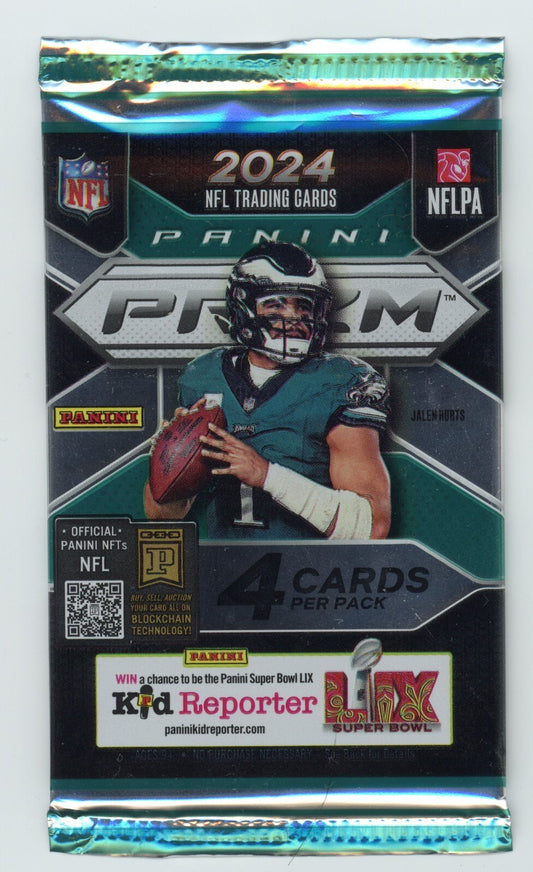 2024 Panini Prizm Football Retail Pack Sealed - Checkerboard Parallels!
