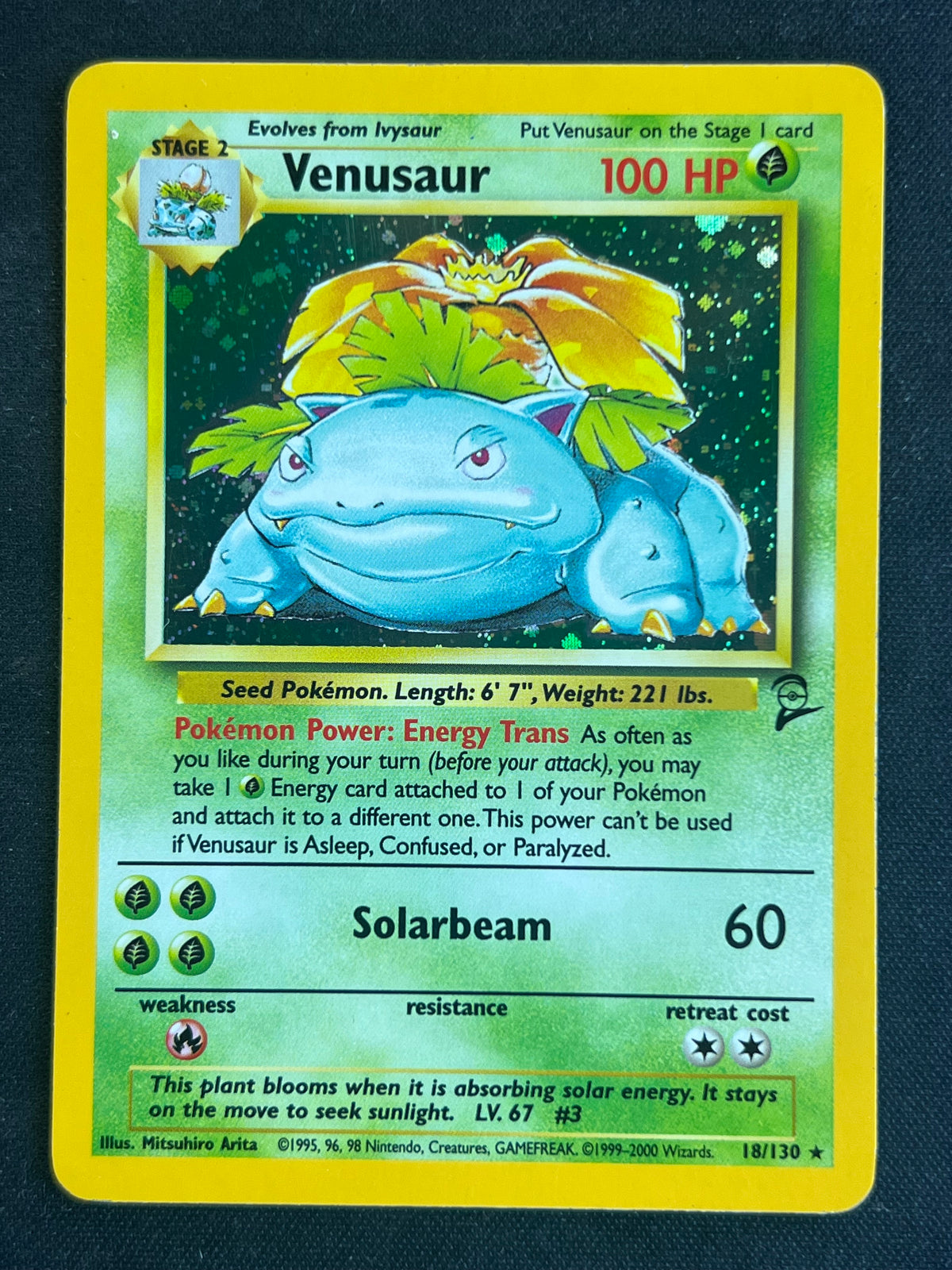 Venusaur - Base Set 2 (BS2) MP Pokemon