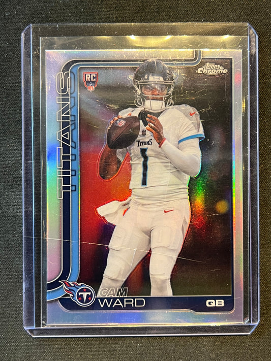2025 Topps Chrome - Rookies Cam Ward #314 Refractor (RC)