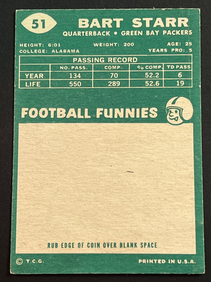 1960 Topps - Bart Starr #51
