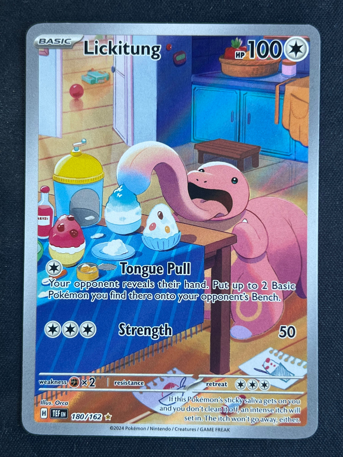 Lickitung - 180/162 - SV05: Temporal Forces (TEF) NM Pokemon