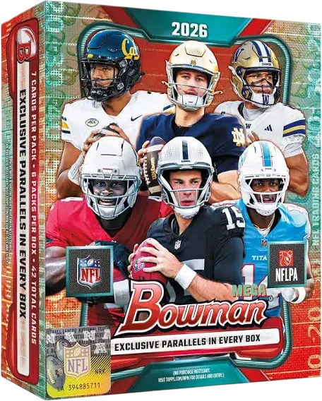 2026 Bowman Football Mega Box *Presale* *Avaliable 9/30*