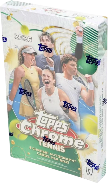 2026 Topps Chrome Tennis Hobby Box