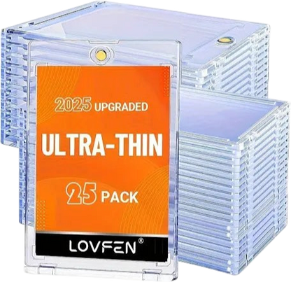 Lovefen 25-Count Magnetic One Touch Card Holders