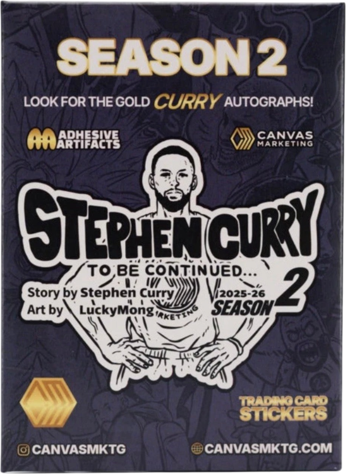 2025-26 Canvas Marketing Season 2 Stephen Curry “To Be Continued” Pack