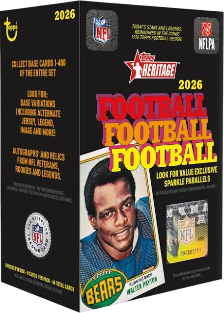 2026 Topps Heritage Football - Value Box