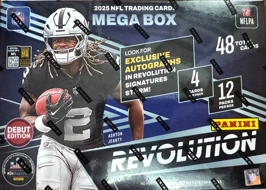 2025 Panini Revolution NFL Trading Cards Mega Box