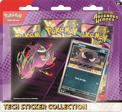 Pokemon Ascended Heroes Tech Sticker - 3 Booster Packs