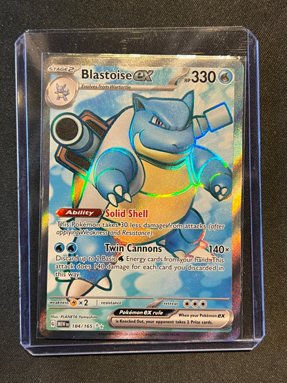 Blastoise ex - 184/165 - SV: Scarlet & Violet 151 (MEW)