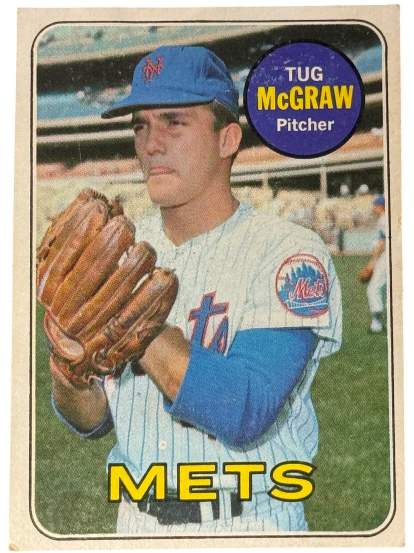 1969 Topps Tug McGraw #601 New York Mets — normalized