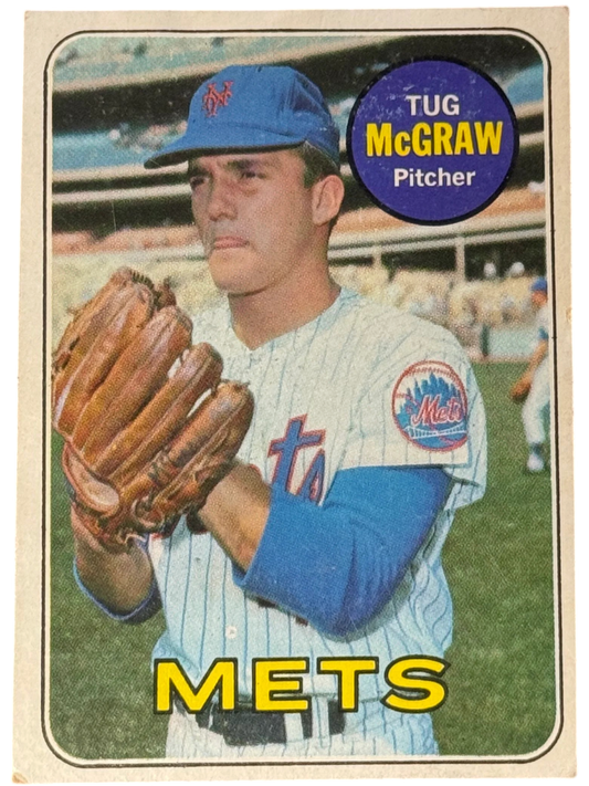 1969 Topps Tug McGraw #601 New York Mets — normalized