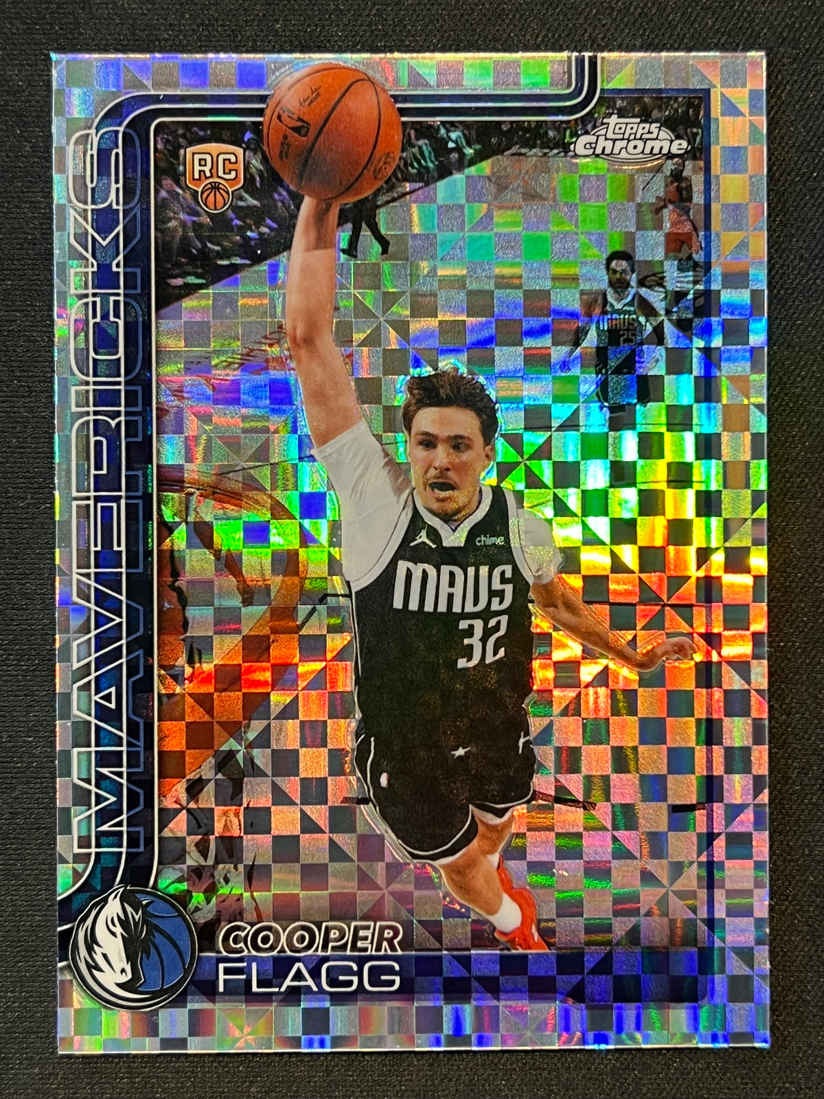2025-26 Topps Chrome Update Cooper Flagg #151 X-Fractor Rookie RC