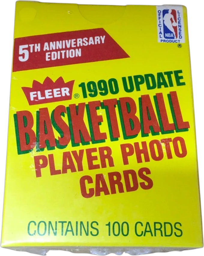 Fleer 1990 Update Basketball Box Sealed — normalized