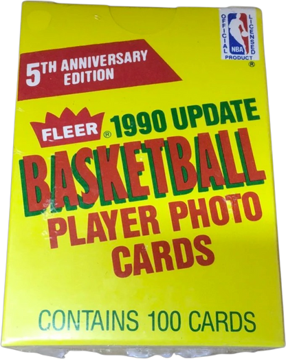 Fleer 1990 Update Basketball Box Sealed — normalized