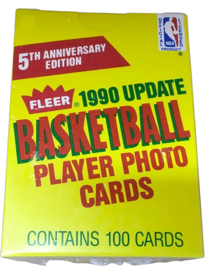 Fleer 1990 Update Basketball Box Sealed — normalized
