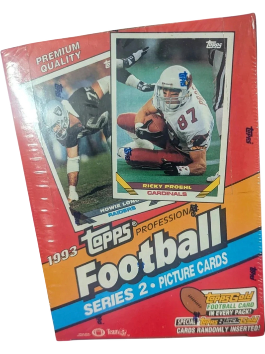 Topps 1993 Football Cards Series 2 Hobby Box — normalized