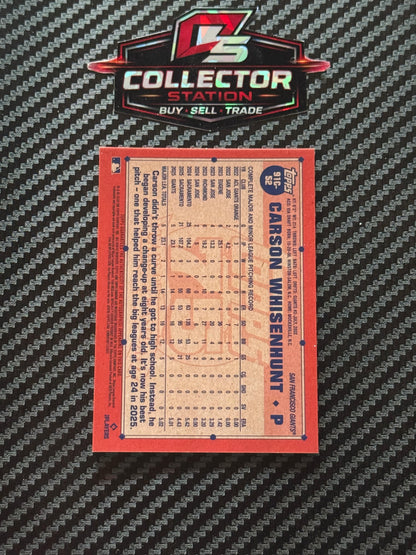 2026 Topps 1991 Carson Whisenhunt Chrome Silver Mojo /299 #91C-52 RC