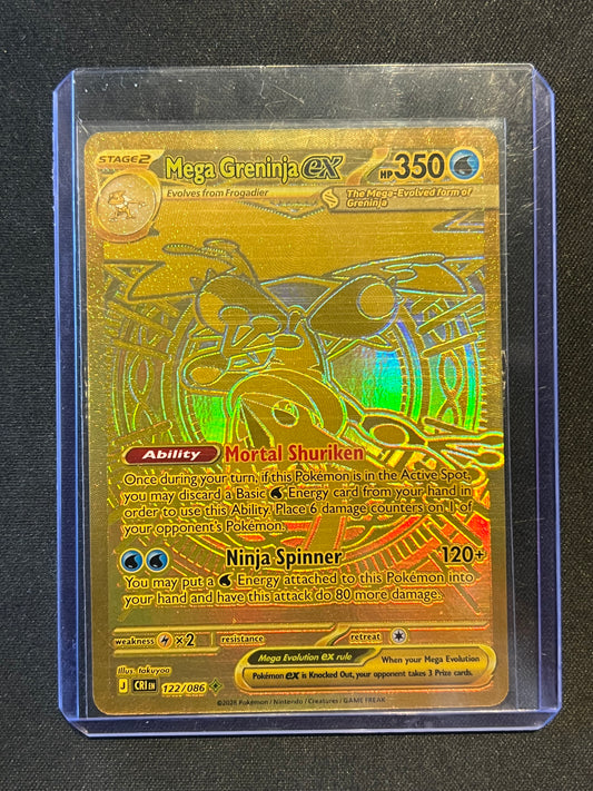 Pokemon Mega Greninja ex - 122/086 - ME04: Chaos Rising (CRI)