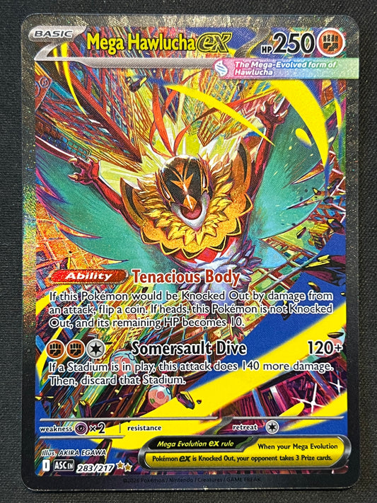 Mega Hawlucha ex - 283/217 - ME: Ascended Heroes (ASC) NM Pokemon