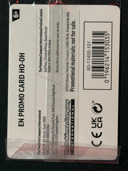 Ho-Oh - 010/086 (Gamestop Exclusive) (Sealed)