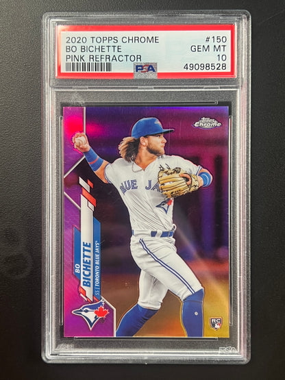 2020 Topps Chrome - Bo Bichette #150 Pink Refractor (RC)