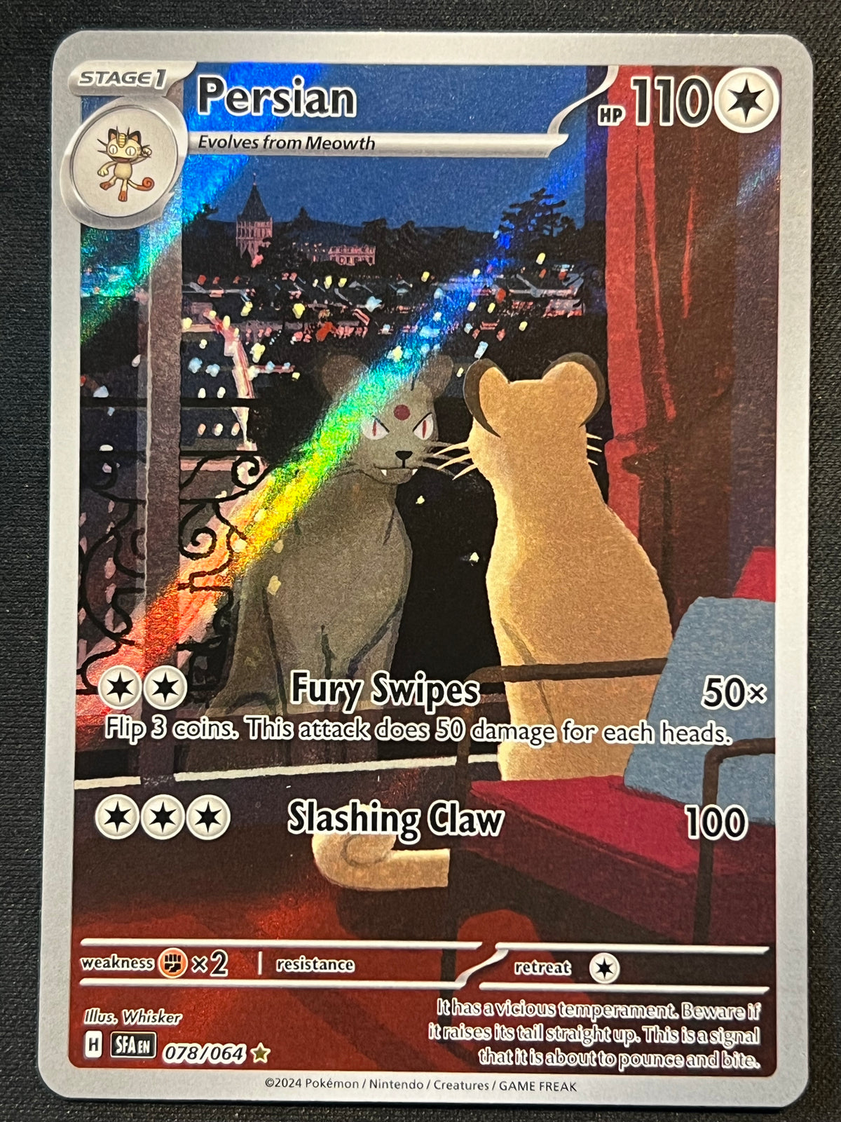Persian - 078/064 - SV: Shrouded Fable (SFA) NM Pokemon